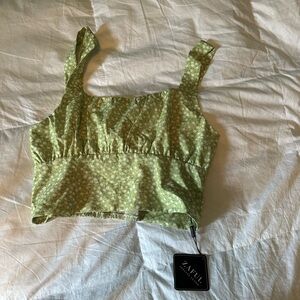 Green zaful top